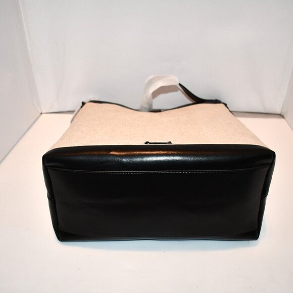 Rebecca Minkoff Megan Hobo Bag in Natural/Black #HS25MSPHBO NWT - Picture 8 of 8